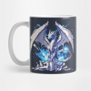 blue eyes white dragon Mug